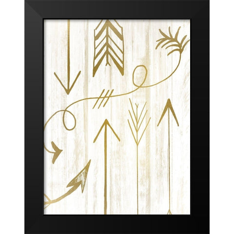 Arrow Way 2 Black Modern Wood Framed Art Print by Kimberly, Allen