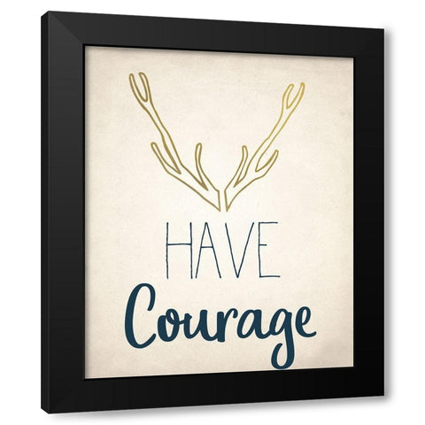 BE 3 Black Modern Wood Framed Art Print by Kimberly, Allen