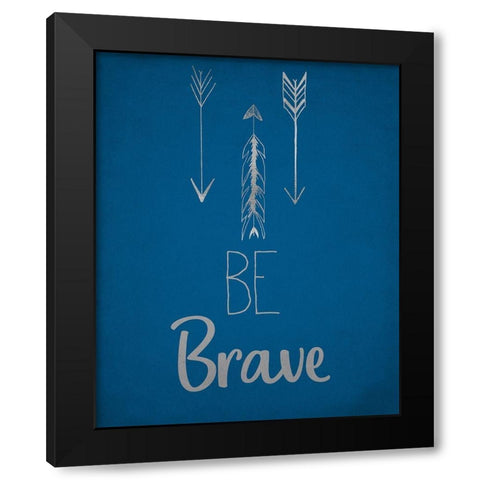 BE 2 boy Black Modern Wood Framed Art Print with Double Matting by Kimberly, Allen