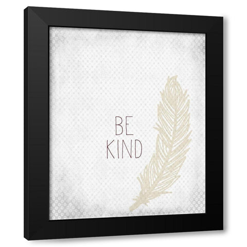 Have Courage 2 Black Modern Wood Framed Art Print by Kimberly, Allen