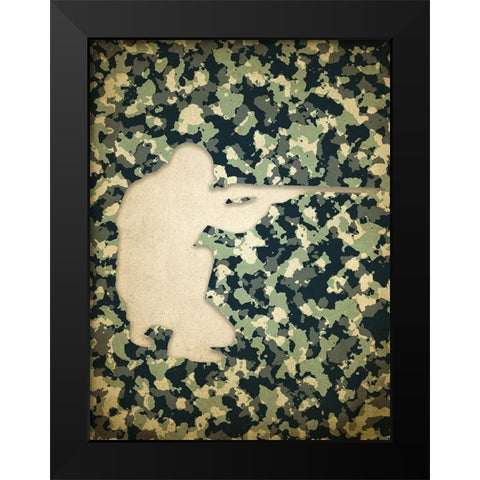 On the Field 2 Black Modern Wood Framed Art Print by Kimberly, Allen