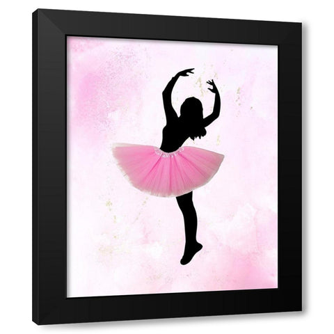 Dancer 1 Black Modern Wood Framed Art Print by Kimberly, Allen