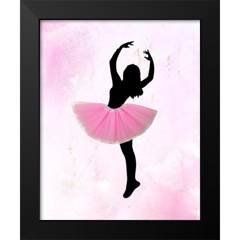 Dancer 1 Black Modern Wood Framed Art Print by Kimberly, Allen