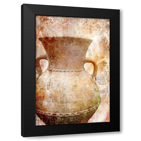 Orange History Black Modern Wood Framed Art Print with Double Matting by Allen, Kimberly