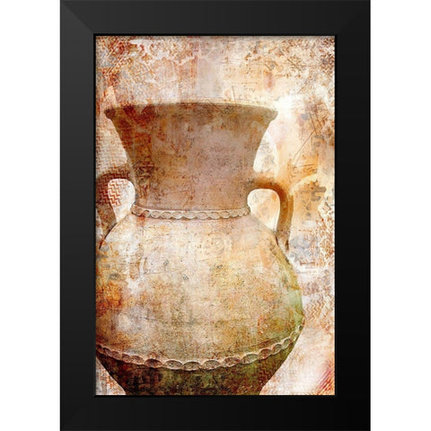 Orange History Black Modern Wood Framed Art Print by Allen, Kimberly