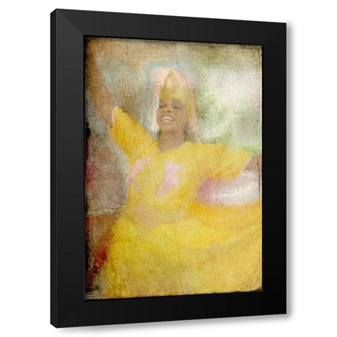 My Dance Black Modern Wood Framed Art Print with Double Matting by Kimberly, Allen