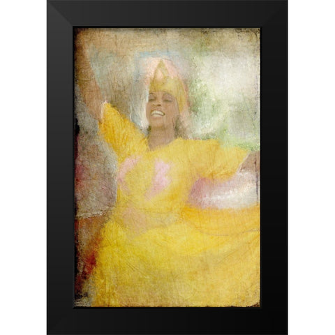 My Dance Black Modern Wood Framed Art Print by Kimberly, Allen