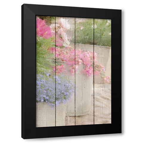 In the Garden Black Modern Wood Framed Art Print with Double Matting by Kimberly, Allen