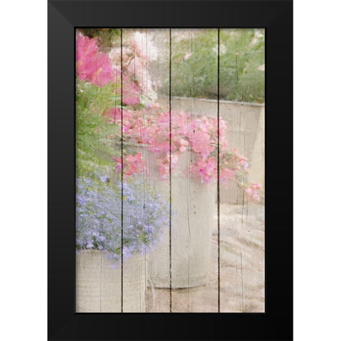 In the Garden Black Modern Wood Framed Art Print by Kimberly, Allen