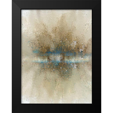 Burst 1 Black Modern Wood Framed Art Print by Allen, Kimberly