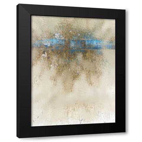 Burst 2 Black Modern Wood Framed Art Print with Double Matting by Allen, Kimberly