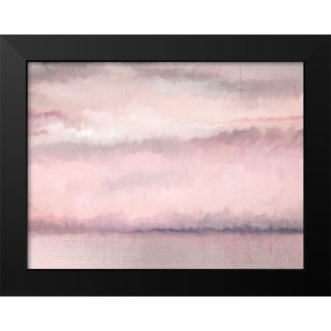 Blush Sky Black Modern Wood Framed Art Print by Kimberly, Allen
