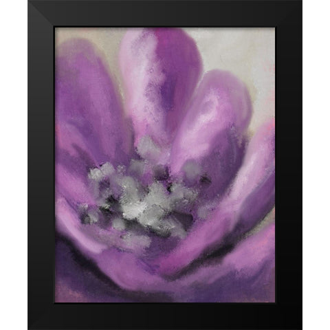 Blooming Purple 2 Black Modern Wood Framed Art Print by Allen, Kimberly