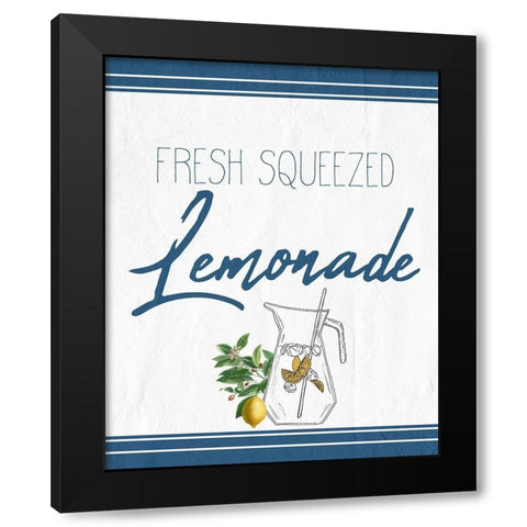 Fresh Squeezed Black Modern Wood Framed Art Print with Double Matting by Kimberly, Allen