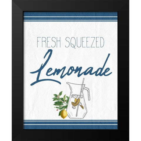 Fresh Squeezed Black Modern Wood Framed Art Print by Kimberly, Allen
