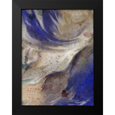 In the Blue 1 Black Modern Wood Framed Art Print by Allen, Kimberly