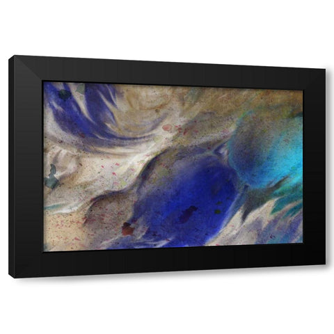 In the Blue 3 Black Modern Wood Framed Art Print by Allen, Kimberly