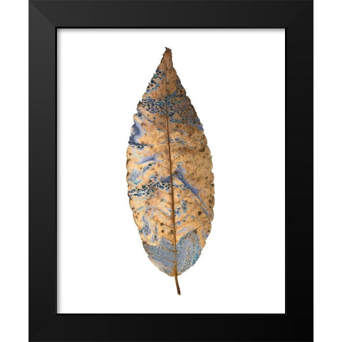 Marbled Gold 1 Black Modern Wood Framed Art Print by Kimberly, Allen