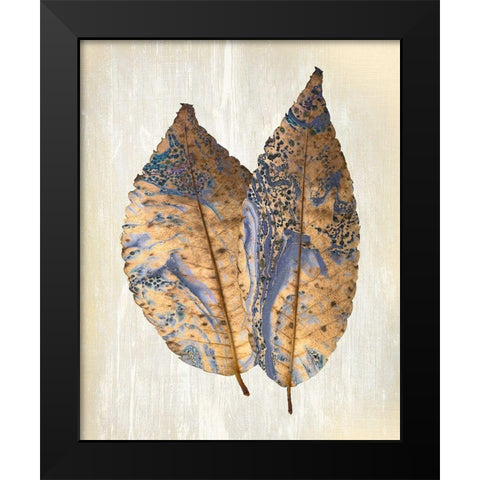 Marbled Gold 2 Black Modern Wood Framed Art Print by Allen, Kimberly