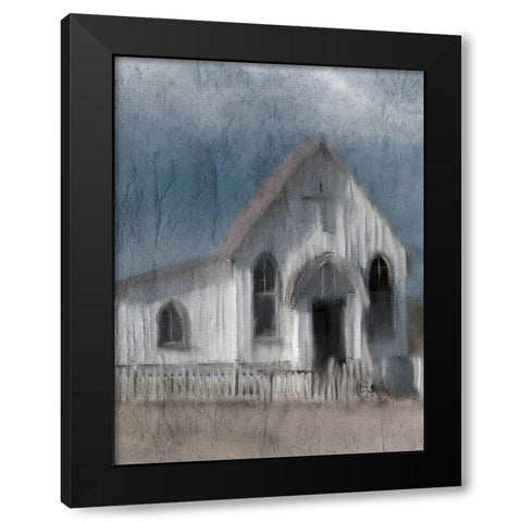 In the Country Black Modern Wood Framed Art Print by Kimberly, Allen