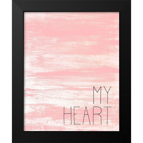 Be Still 2 Black Modern Wood Framed Art Print by Kimberly, Allen