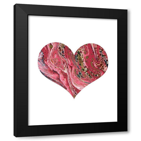 Be You 1 Black Modern Wood Framed Art Print by Kimberly, Allen