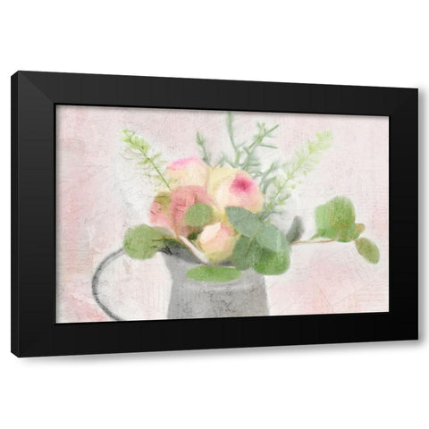 Summer Roses Black Modern Wood Framed Art Print by Kimberly, Allen