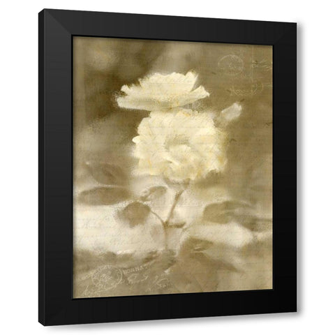 Early Blooming Black Modern Wood Framed Art Print by Allen, Kimberly