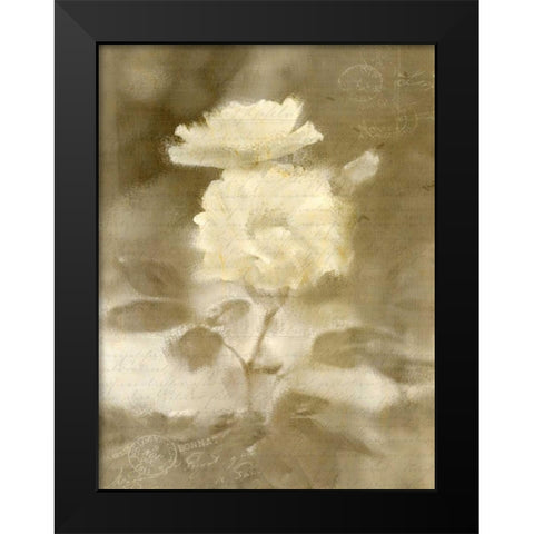 Early Blooming Black Modern Wood Framed Art Print by Allen, Kimberly