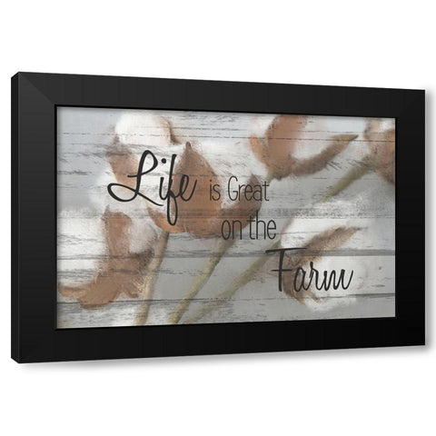 On the Farm A Black Modern Wood Framed Art Print with Double Matting by Kimberly, Allen