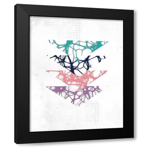Multi Color 1 Black Modern Wood Framed Art Print with Double Matting by Kimberly, Allen