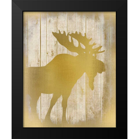 Golden Wildlife 2 Black Modern Wood Framed Art Print by Allen, Kimberly