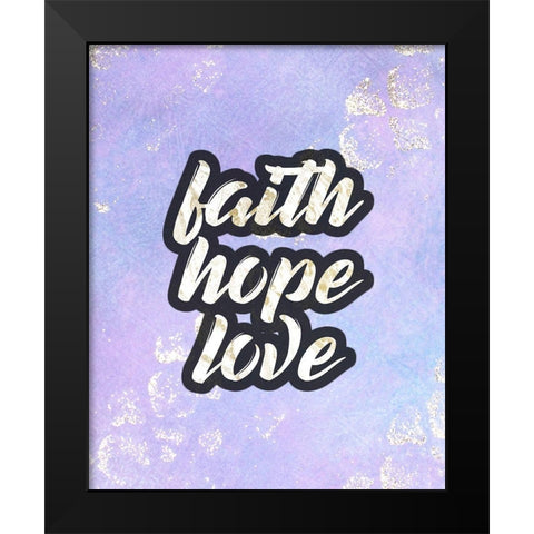 Imagine 2 Black Modern Wood Framed Art Print by Kimberly, Allen