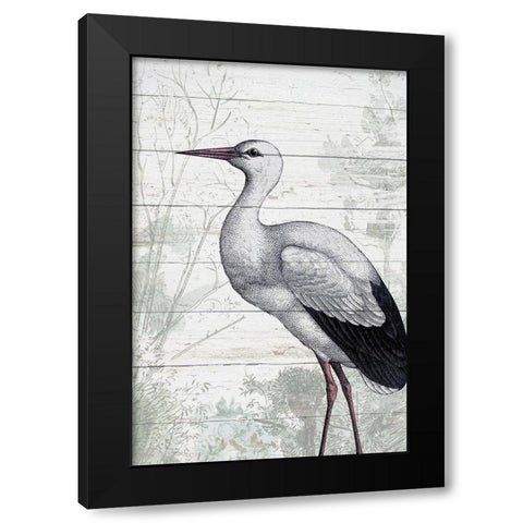 On the Shore 2 Black Modern Wood Framed Art Print by Kimberly, Allen