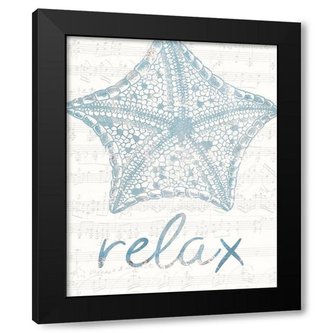 Beach Days 3 Black Modern Wood Framed Art Print by Kimberly, Allen