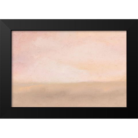 Pinkest Dusk Black Modern Wood Framed Art Print by Kimberly, Allen
