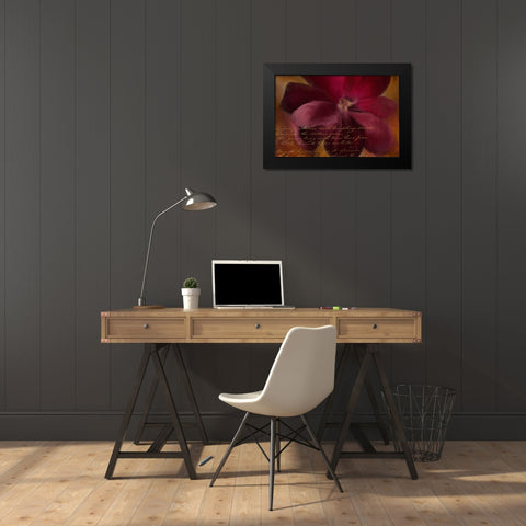 Blooming Spice Black Modern Wood Framed Art Print by Kimberly, Allen