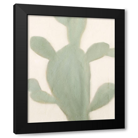 Sage Cactus 2 Black Modern Wood Framed Art Print by Kimberly, Allen