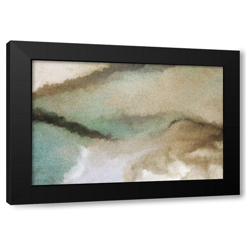 Streams Black Modern Wood Framed Art Print by Kimberly, Allen