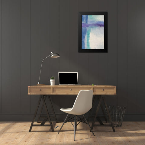 Jewel Cross 2 Black Modern Wood Framed Art Print by Kimberly, Allen