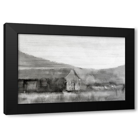 In the Valley Black Modern Wood Framed Art Print with Double Matting by Kimberly, Allen