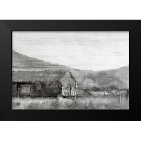 In the Valley Black Modern Wood Framed Art Print by Kimberly, Allen