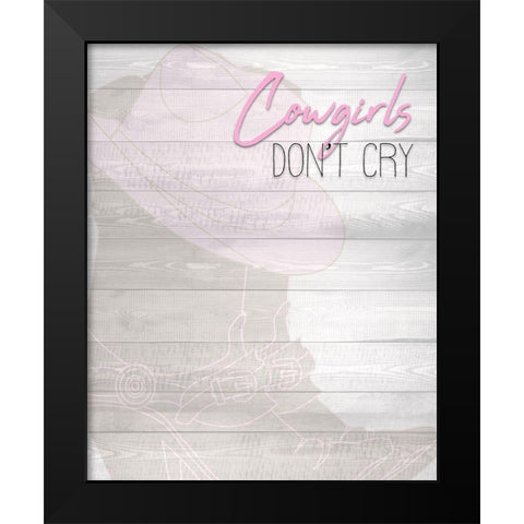 Cowgirls Black Modern Wood Framed Art Print by Kimberly, Allen