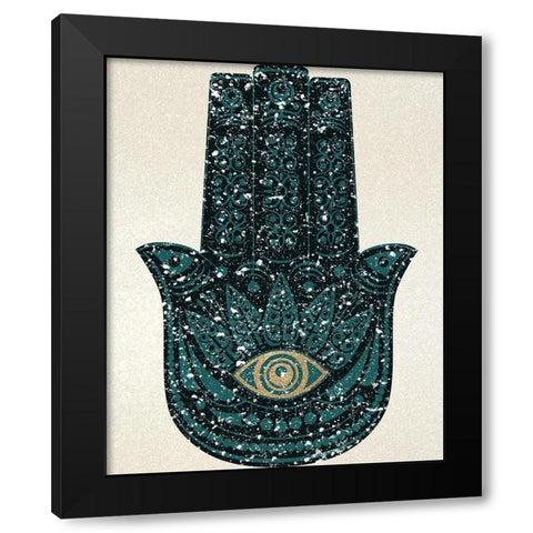 All Seeing 2 Black Modern Wood Framed Art Print by Kimberly, Allen