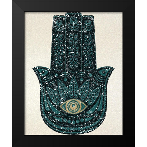 All Seeing 2 Black Modern Wood Framed Art Print by Kimberly, Allen