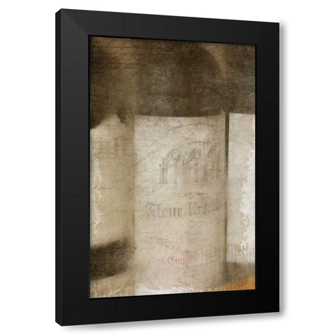 Vintage Wine 1 Black Modern Wood Framed Art Print by Allen, Kimberly