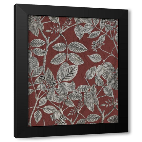 Home is Where 2 Black Modern Wood Framed Art Print by Kimberly, Allen