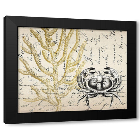Letters to the Sea 5 Black Modern Wood Framed Art Print with Double Matting by Kimberly, Allen