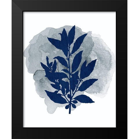 Botanical Branch 1 Black Modern Wood Framed Art Print by Kimberly, Allen