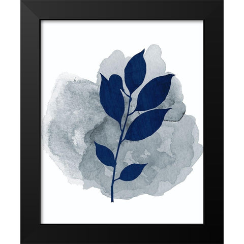 Botanical Branch 2 Black Modern Wood Framed Art Print by Kimberly, Allen